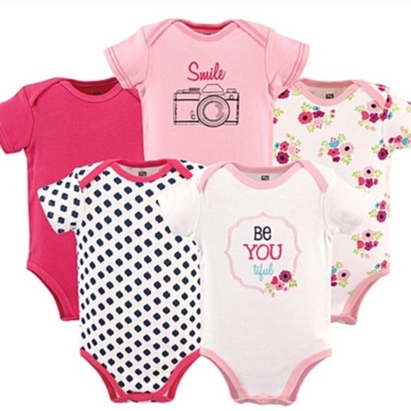 ▪️Say Cheese “SMILE” Bodysuits 5-Pack - Picture 1 of 2